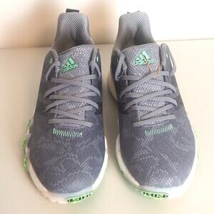 Adidas Men’s Code Chaos Golf Shoes Gray/Green Size 10 BOOST foam Waterproof